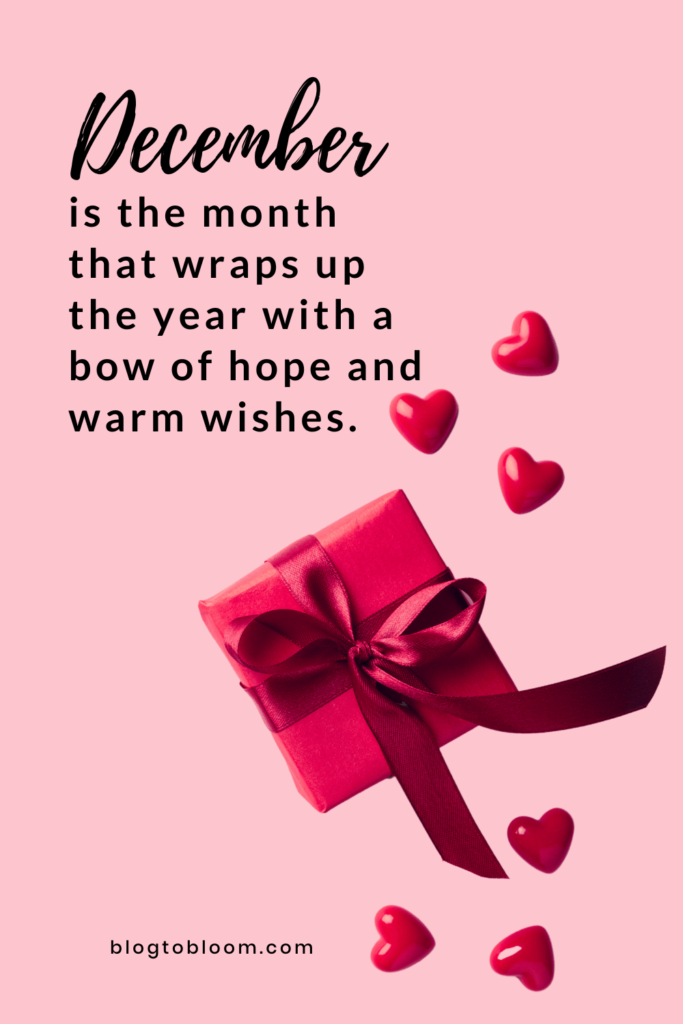 welcome December quotes