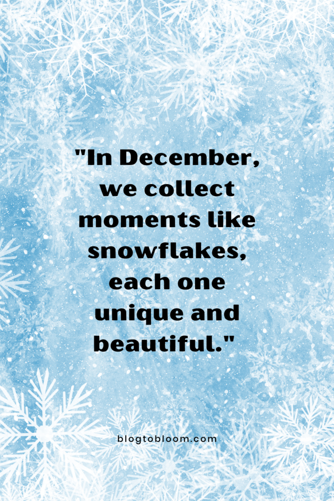 quotes for December memories