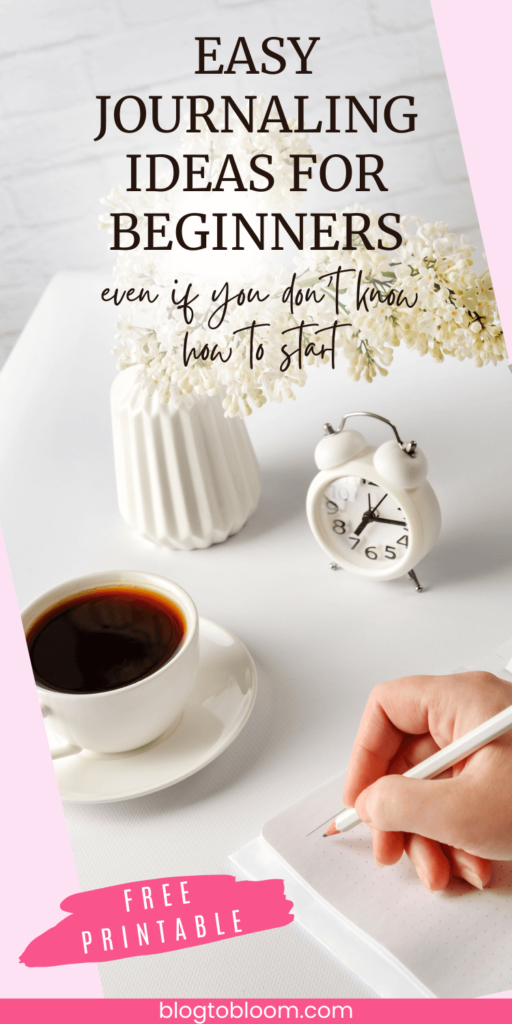 easy journaling ideas for beginners