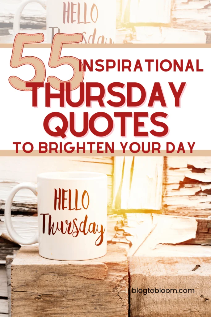 inspirational Thursday quotes