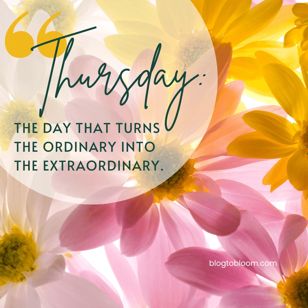 Thursday quotes