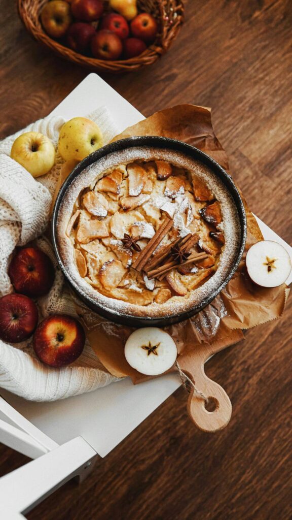 autumn phone backgrounds apple pie spices
