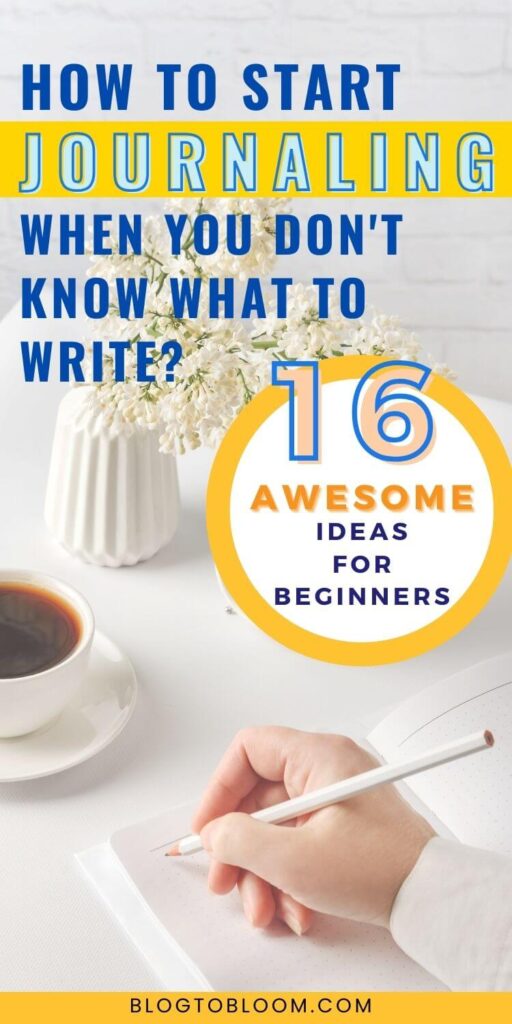 easy journaling ideas for beginners